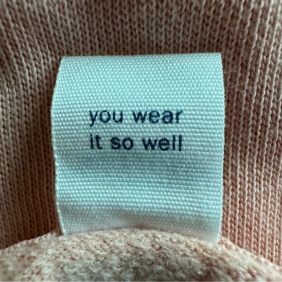 Old Navy Women's L Pink Ombre Pull Over Sleeved Scoop Neck Cotton Sweatshirt - Picture 13 of 14